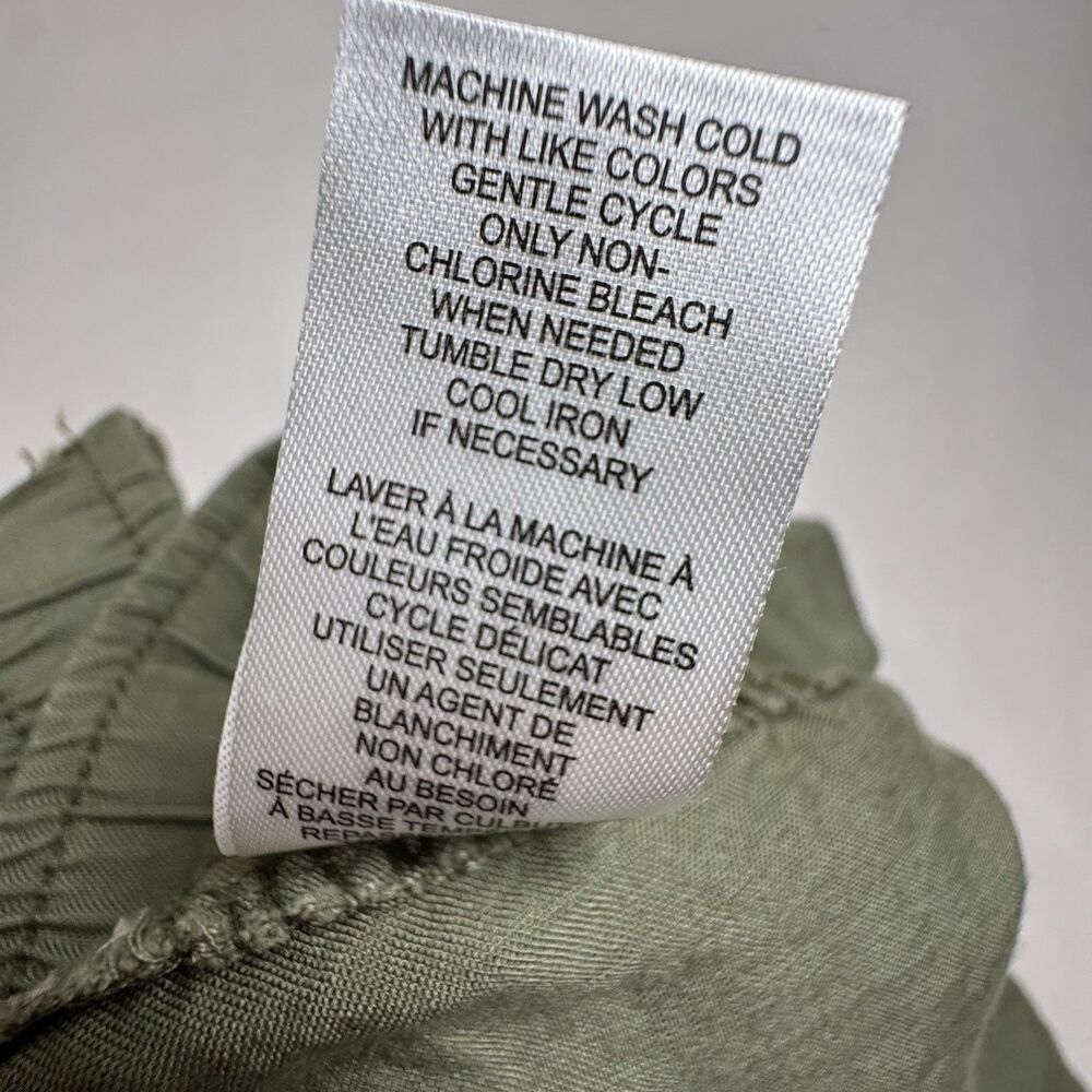 Industry Woman Olive Green Cargo Joggers 2X Elastic Waist NWT Casual Travel - Picture 5 of 12